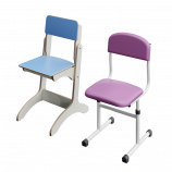 Chairs and benches for kindergarten