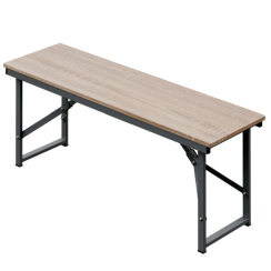 Folding bench made of chipboard, Sanoma oak Folding bench made of chipboard, Sanoma oak