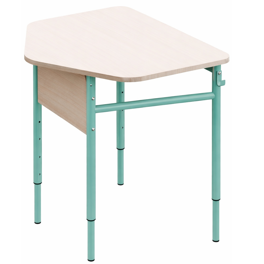 Стіл учнівський одномісний п'ятикутний 3-6, 4-6, 4-7 МДФ+HPL Стіл учнівський одномісний п'ятикутний 3-6, 4-6, 4-7 МДФ+HPL