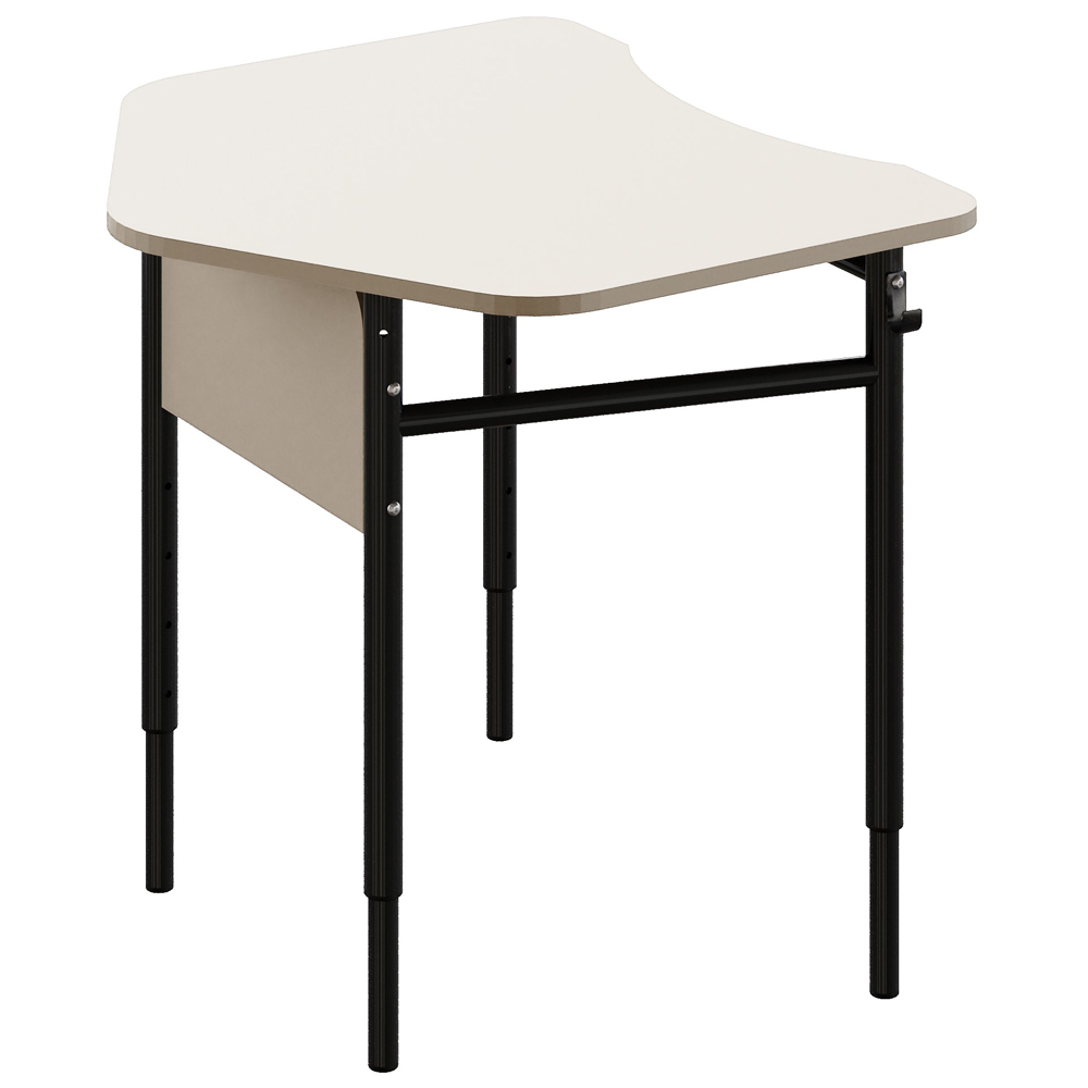 Стіл учнівський одномісний п'ятикутний 3-6, 4-6, 4-7 МДФ+HPL Стіл учнівський одномісний п'ятикутний 3-6, 4-6, 4-7 МДФ+HPL