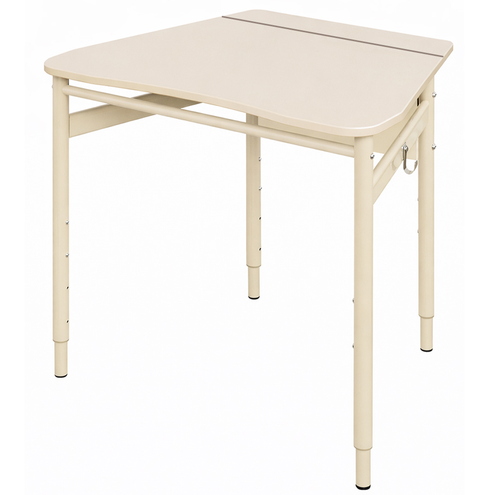 Single trapezoidal student table with adjustable tabletop angle 3-6, 4-6, 4-7 MDF+HPL