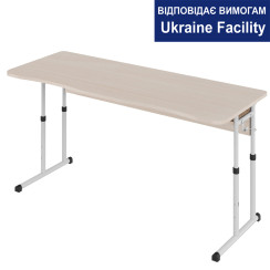Стіл учнівський двомісний 1300 на лижах, 3-6, 4-6, 4-7 ЛДСП
