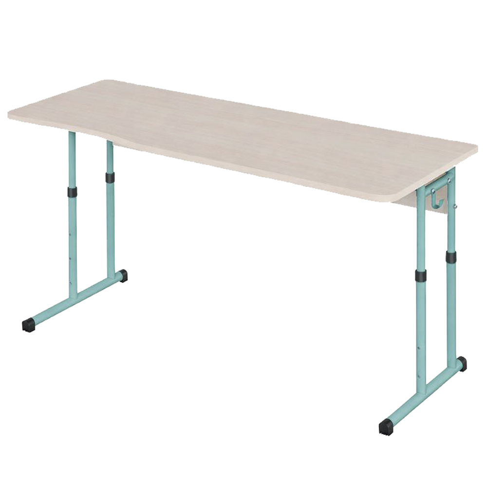 Student table for two 1300 on skis, 3-6, 4-6, 4-7 chipboard