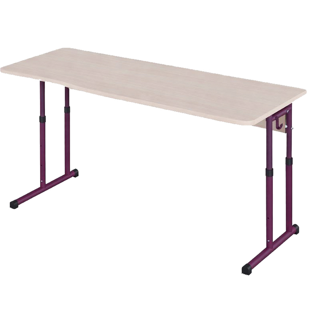 Student table for two 1300 on skis, 3-6, 4-6, 4-7 chipboard