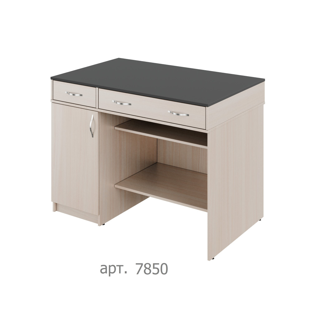 Demonstration table with Classic 1 cabinet