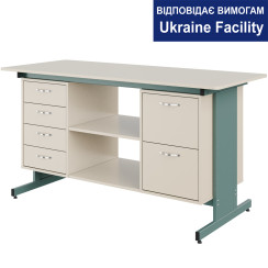 Стіл демонстраційний двотумбовий Pro ЛДСП