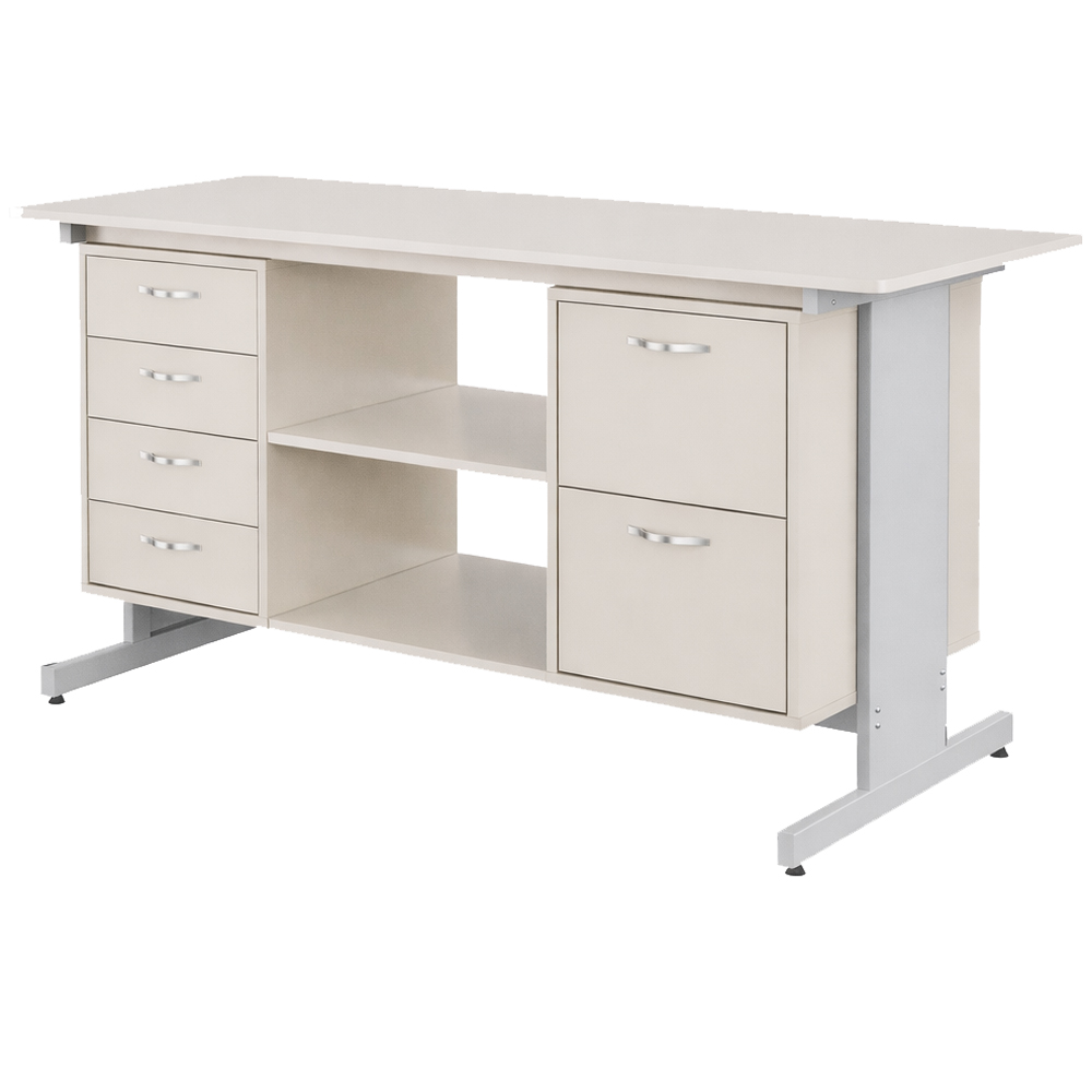 Стіл демонстраційний двотумбовий Pro МДФ+HPL