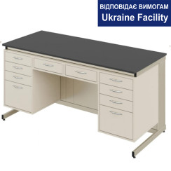 Demonstration table with drawers Pro 1 CHIPBOARD