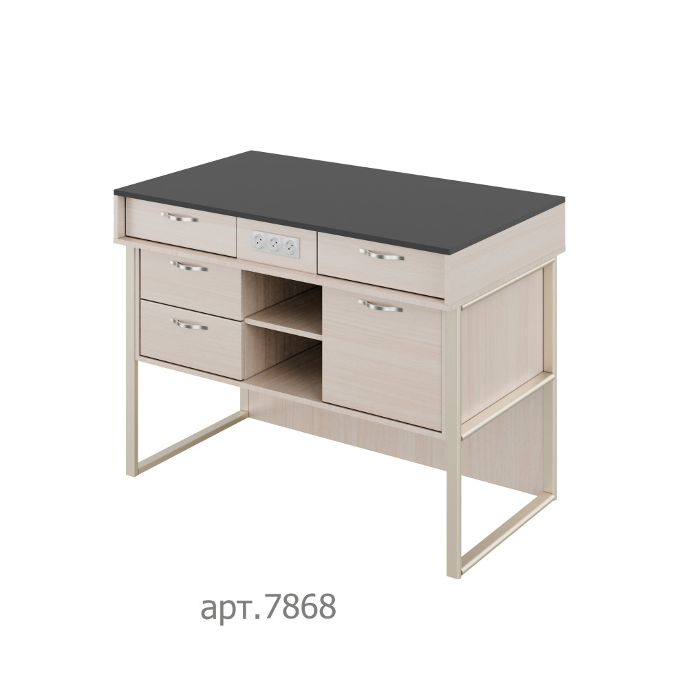 Demonstration table with Combi 1 sockets