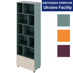 Wardrobe with open niches and a drawer Color Wardrobe with open niches and a drawer Color
