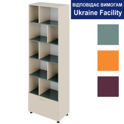 Wardrobe with open niches and a drawer Standard