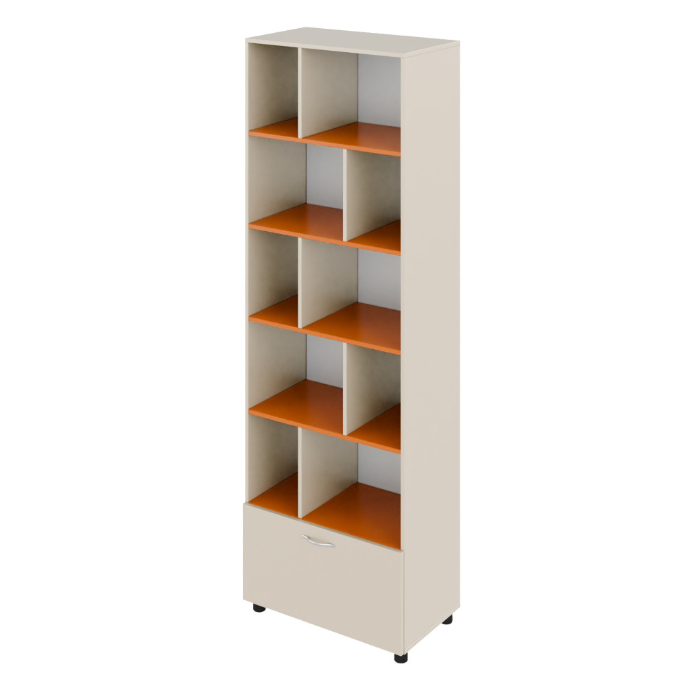 Wardrobe with open niches and a drawer Standard
