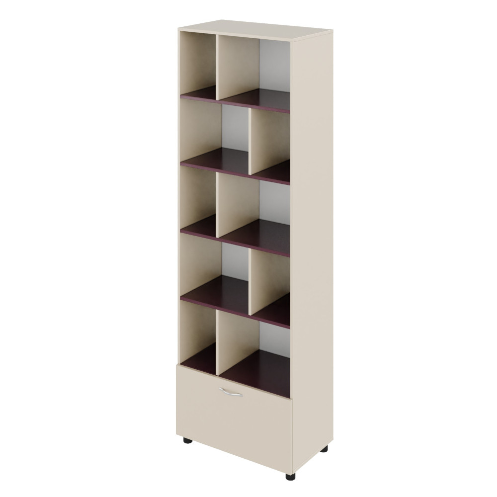 Wardrobe with open niches and a drawer Standard