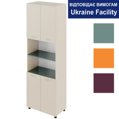 Four-Door Cabinet with Two Open Niches Standard – a spacious and versatile storage solution Four-Door Cabinet with Two Open Niches Standard – a spacious and versatile storage solution