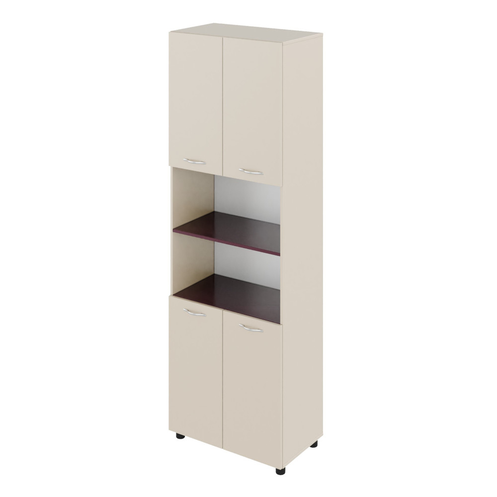 Four-Door Cabinet with Two Open Niches Standard – a spacious and versatile storage solution