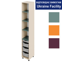 Pen Case with Open Shelves and Trays Standard