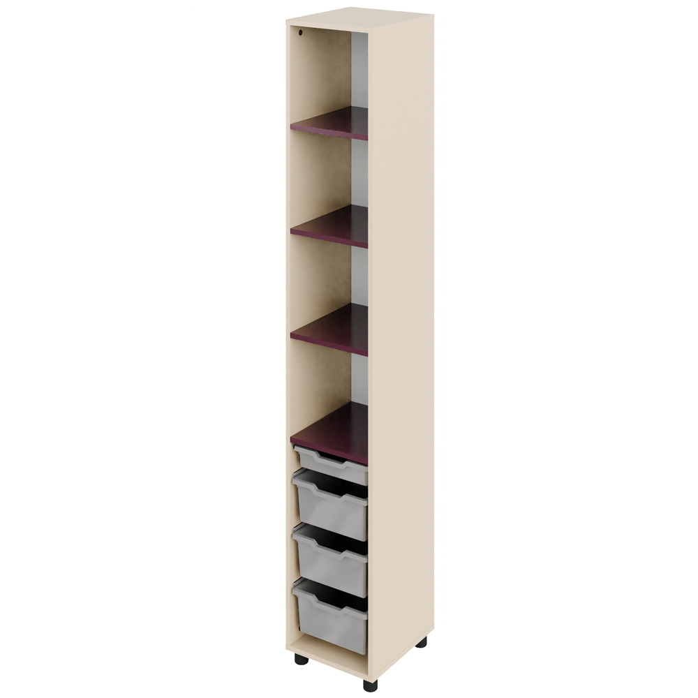 Pen Case with Open Shelves and Trays Standard