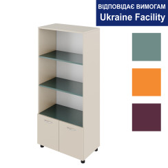 Open Shelf Cabinet with Three Compartments Standard Open Shelf Cabinet with Three Compartments Standard