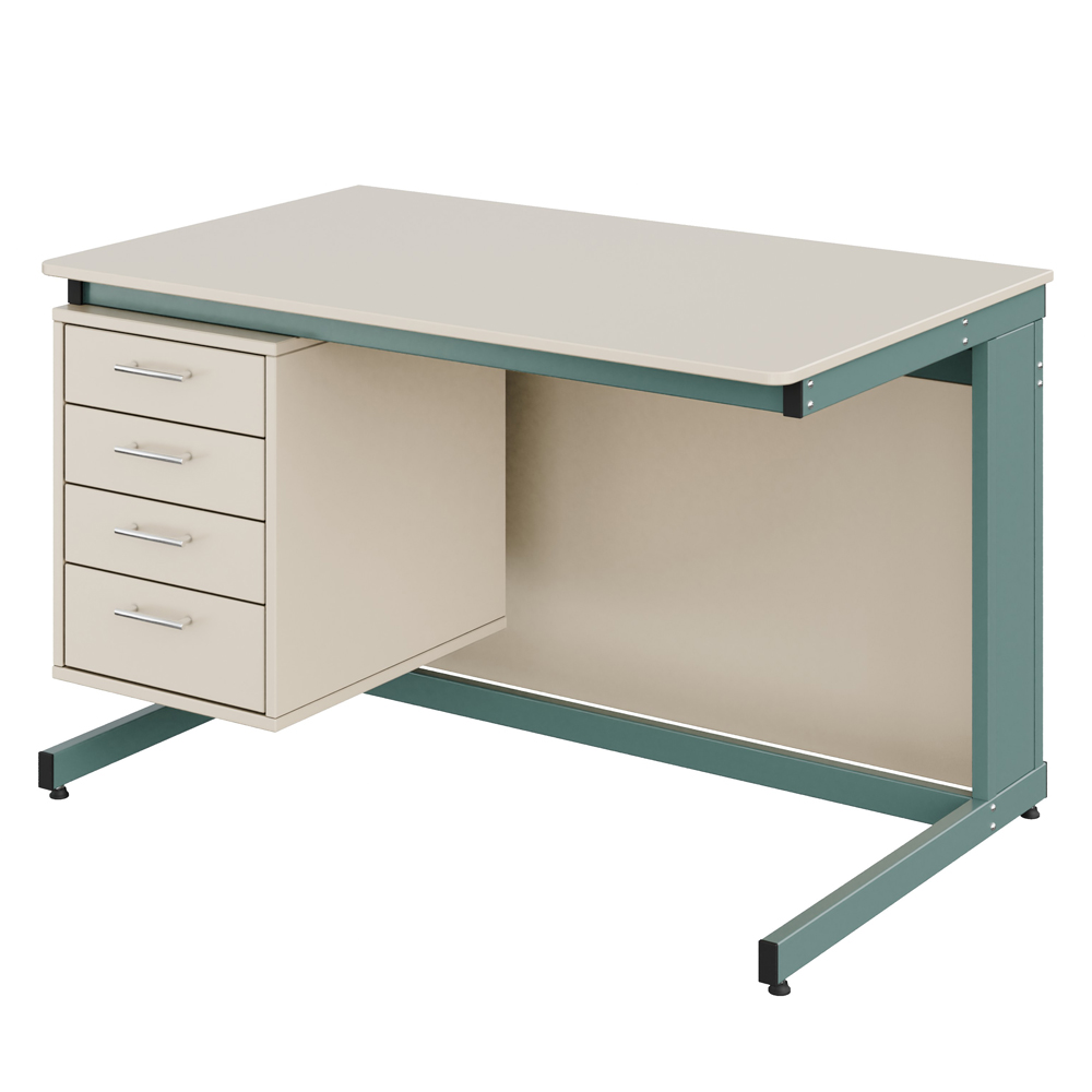 Стіл вчителя з тумбою Pro ЛДСП 1200