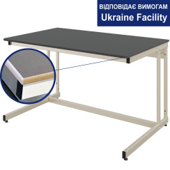 Laboratory table for two Pro-light MDF+HPL Laboratory table for two Pro-light MDF+HPL