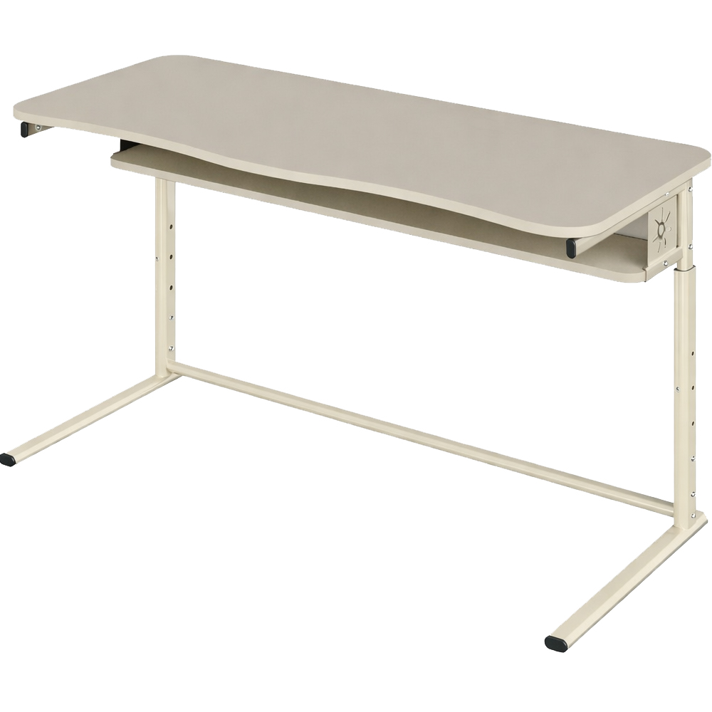 Стіл учнівський двомісний 1200 на плоскоовальній трубі, 3-6, 4-6, 4-7 ЛДСП