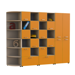 Стенка для учебного кабинета "Родничок"