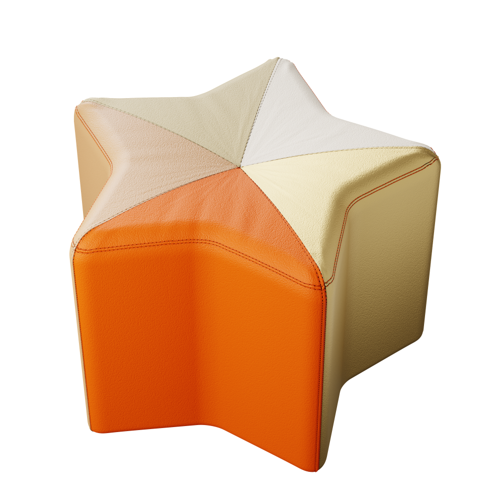  Children's pouf "Starlet" Orange
