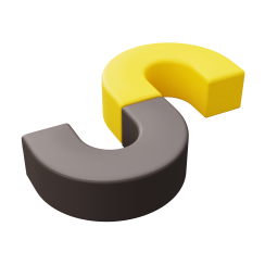 Комплект дитячих пуфів "Змійка" Жовтий