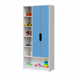 Шкаф для игрушек и одежды С 20 Голубой