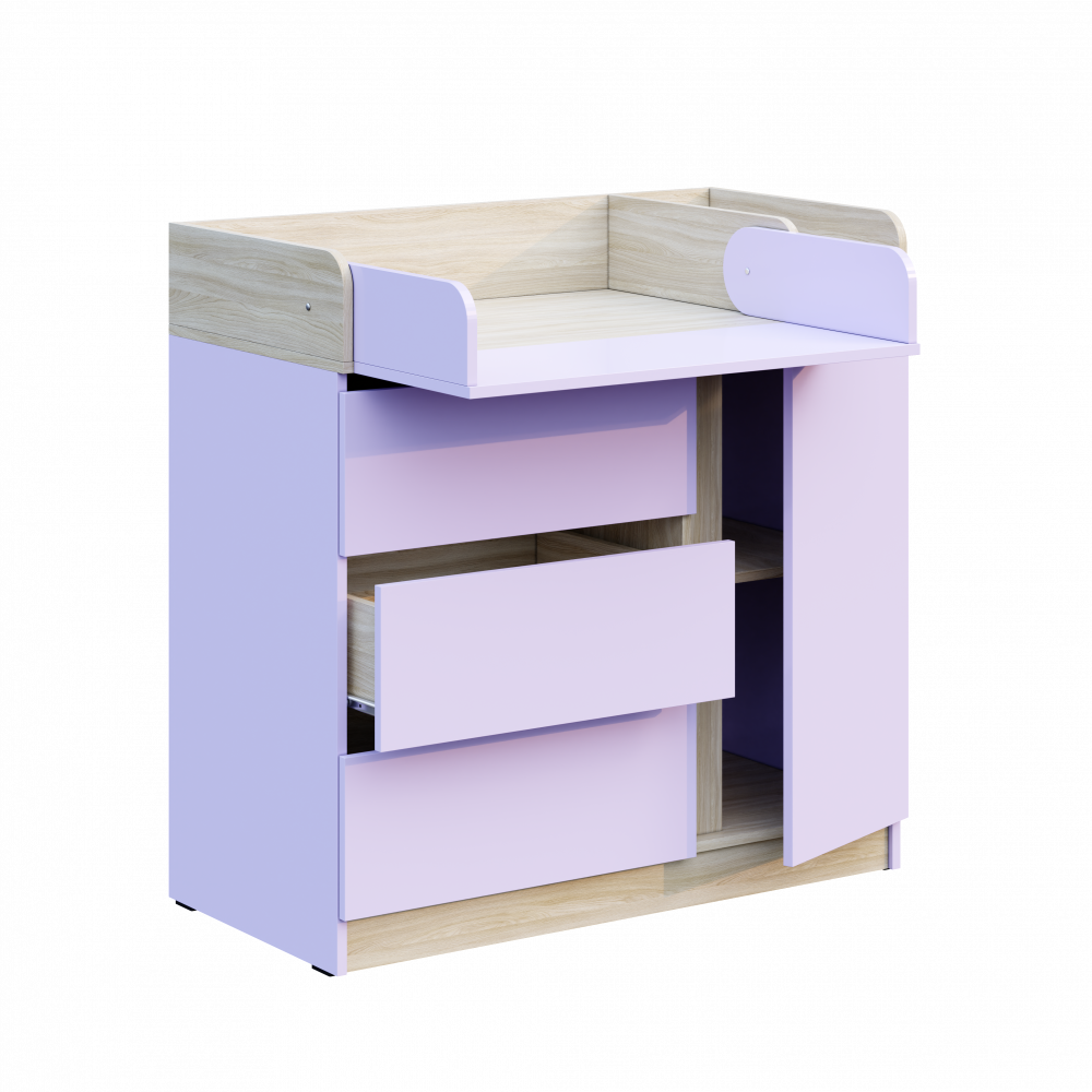 Changing table-chest of drawers Lavender