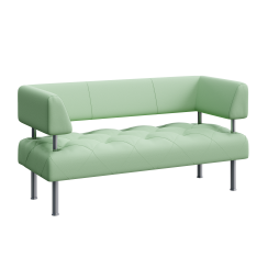 Диван "Ромб" з підлокітниками Ромб СП 3 М’ятний Диван "Ромб" з підлокітниками Ромб СП 3 М’ятний