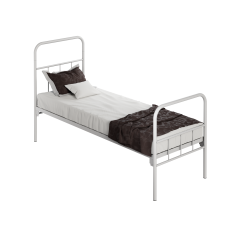 Ліжко армійське односпальне Сірий Ліжко армійське односпальне Сірий