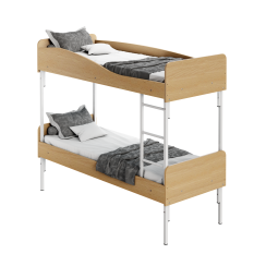 Кровать двухъярусная КР-27 Бук, Серый