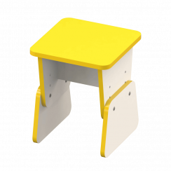 Стульчик для игровой мебели "Мишка" Жёлтый