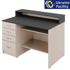 Місце для підготовки дослідів для демонстраційного стола Classic МДФ+HPL Місце для підготовки дослідів для демонстраційного стола Classic МДФ+HPL