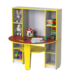 Table for drawing "Ray" Red / Yellow 