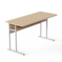 Стіл учнівський двомісний з полицею УС 21 № 6