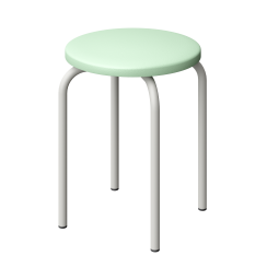 "Gita" Stool Mint, Gray