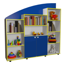 Стенка для игрушек "Анечка" Синий