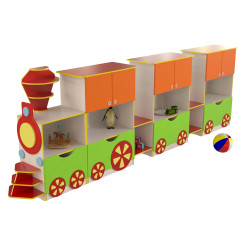 Train Toy Cabinet Train Toy Cabinet