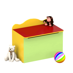 Toy Trunk Red / Yellow / Green water Toy Trunk Red / Yellow / Green water