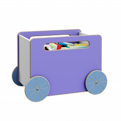 Ящик для игрушек мобильный "Сканди" Лаванда