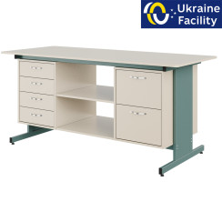 Стіл демонстраційний двотумбовий Pro ЛДСП Стіл демонстраційний двотумбовий Pro ЛДСП