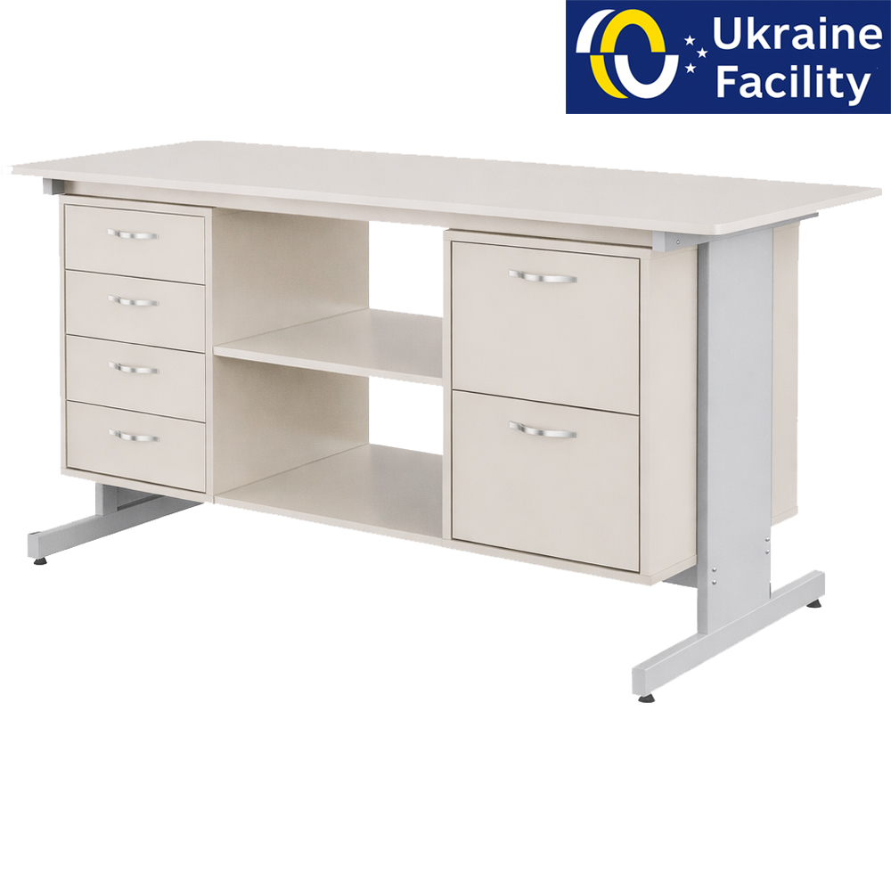 Стіл демонстраційний двотумбовий Pro ЛДСП