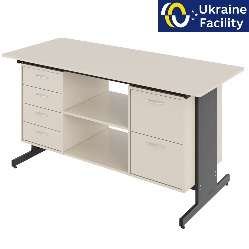 Стіл демонстраційний двотумбовий Pro ЛДСП