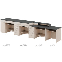 Modular Demonstration Table with Power Outlets Classic Modular Demonstration Table with Power Outlets Classic