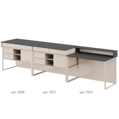 Modular Demonstration Table with Power Outlets Combi Modular Demonstration Table with Power Outlets Combi