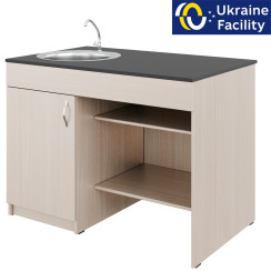 Demonstration table with sink Classic MDF+HPL