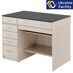 Demonstration Desk with drawers Classic chipboard Demonstration Desk with drawers Classic chipboard