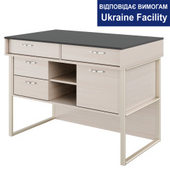 Demonstration Table with drawers Combi chipboard